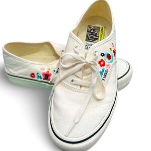 Vans Canvas Floral Size 9.5